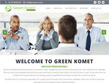 Tablet Screenshot of greenkomet.com